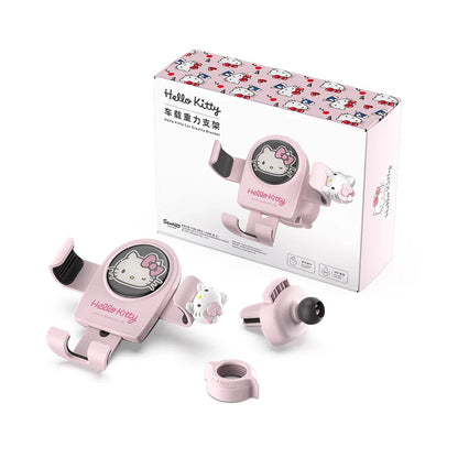 Hello Kitty mobile phone car mount  aromatherapy air vent clip car navigation rack suction cup  support car fixed Birthday gift