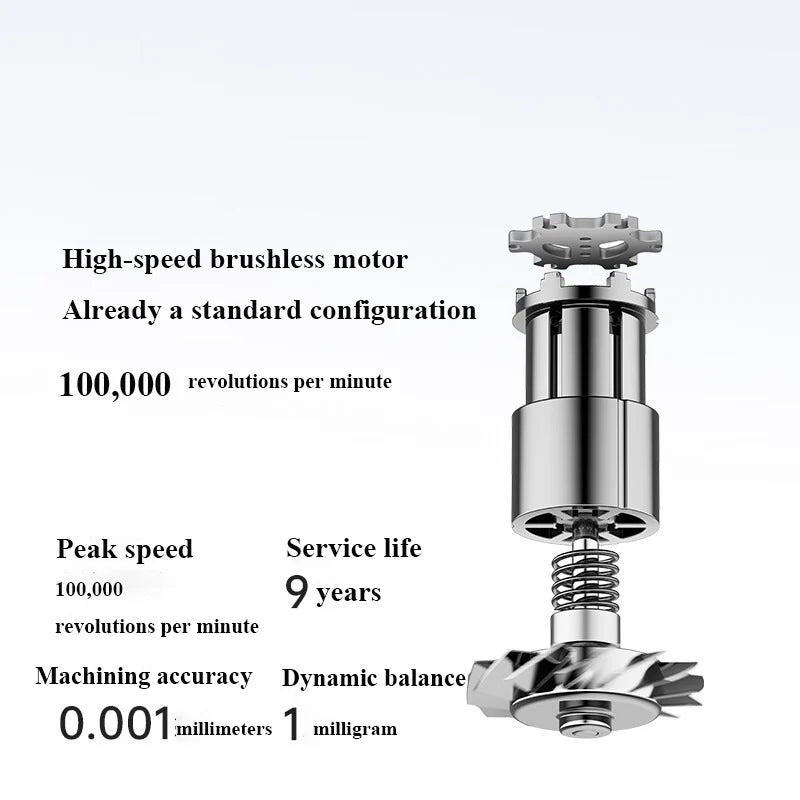 High-speed hair dryer six colors strong wind quick drying body as light as 345g intelligent constant temperature noise reduction