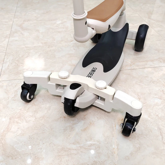 Universal Wheel Children's Scooter Quad Wheel Anti-tilt Safety Design Easy to Ride Ideal for Kids Learning Balance And Coordi...