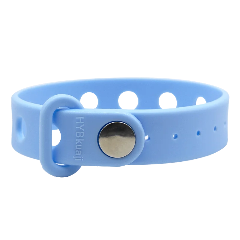 1-24pcs 21.5cm Silicone Bracelets with Holes Soft Wristbands Fit Shoe charms Shoe Accessories Pins Adjustable Size Kids Ornament