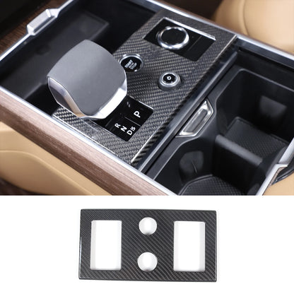 cheya Real Carbon Fiber Car Center Control Panel, Car Inner Door Panel for Land Rover Range Rover Vogue L460 2024+ Accessories