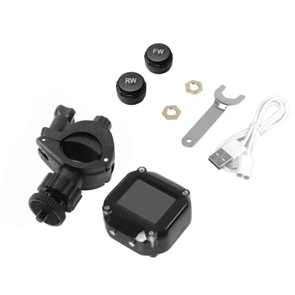 Motorcycle Tire Pressure Monitor M5 Combination Digital Display External Motorcycle Wireless Tire Pressure Detector