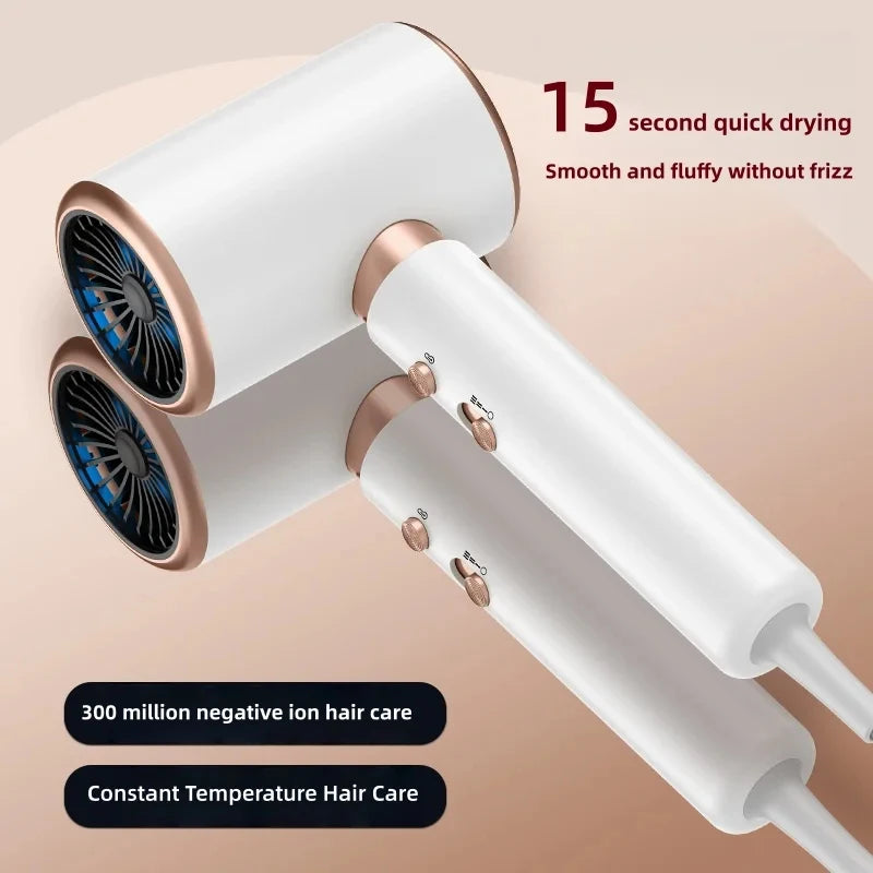 2400W High-Power 15 Second Fast Drying Negative Ion Constant Temperature Hot And Cold Air High-Speed Hair Dryer EU/US/UK Plug