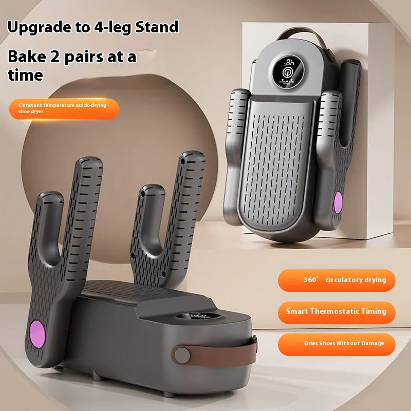 HOMEFISH Automatic Timing Shoe Dryer Deodorizing Household Shoe Drying Device New Model for Footwear Care