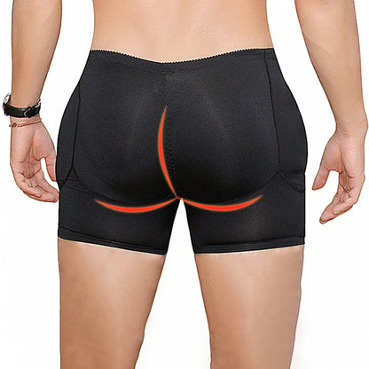 Men's Fake Buttocks Underwear Butt Lift Underpanties Fake Ass Body Shaper Push Up Padded Panties Hip Enhancer Briefs Shorts 6XL