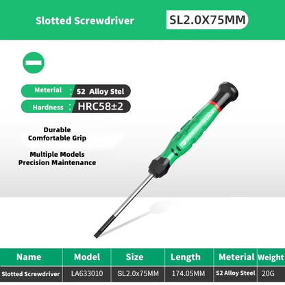 LAOA 1pcs precision screwdriver SL1.0-4.0 screwdriver phillips mini screwdriver phillips screwdriver plum blossom T5-T20