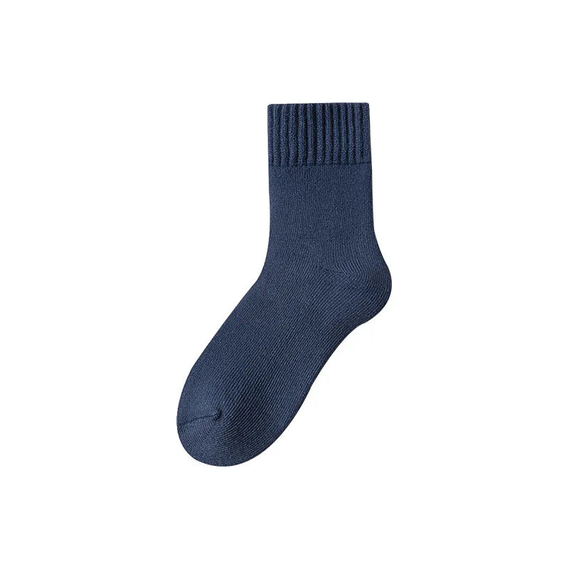 Men Winter Thick Woolen Socks with Added Fleece for Warmth and Protection Men's Long Socks for Winter Mens Socks Designer Socks