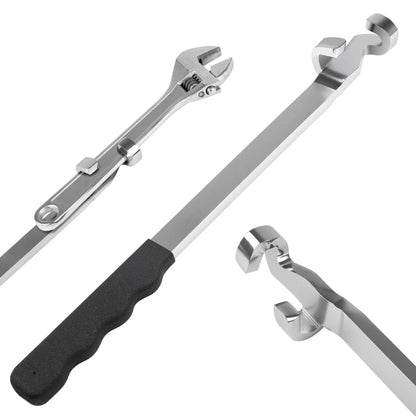 Wrench Extender Tool Bar Electroplating Spanner Torque Amplifier Device for Mechanics for Extra Leverage for Tighten Nuts Bolt