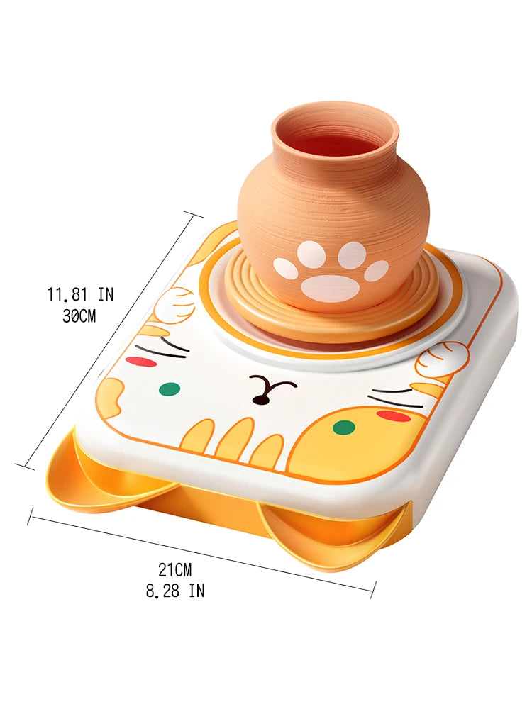 Kids Air Dry Clay DIY Set Creative Supplies Modeling Kit with Paints Non-Toxic Crafts Gift Educational Art Toys for 6 Year Gifts