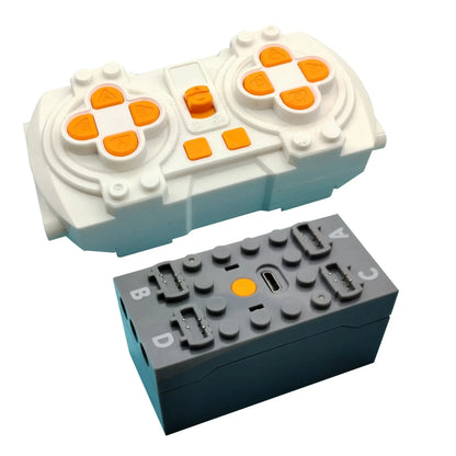 Technical Electronic Building Block MOC Refit Accessories Micro-motor RC Power Functions Parts Creative DIY Car Bricks Kids Toys