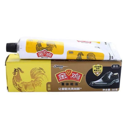 Free Shipping Golden Rooster Shoe Polish Colorless Black Brown Leather Cleaner Leather Shoes Gloss Maintenance Shoe Brush