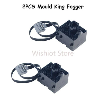 Technical Light Spray Parts Mould King Fogger Legoeds-Compatible Building Blocks MOC Supercar Retro Steam Train Chimney Smoke