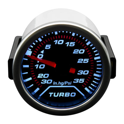 AD 52mm Water Temperature Gauge + 10mm Sensor  Boost Gauge Bar Psi Vacuum Oil Temp Press Voltmeter Tachometer RPM Car Gauge Pods
