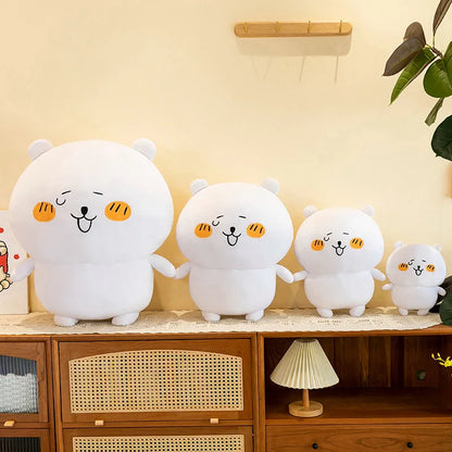Creative Funny Expression Cute Face Bear Cartoon Soft Stuffed Animals Baby Sleeping Pillow Sofa Cushion for Girls Children Gifts
