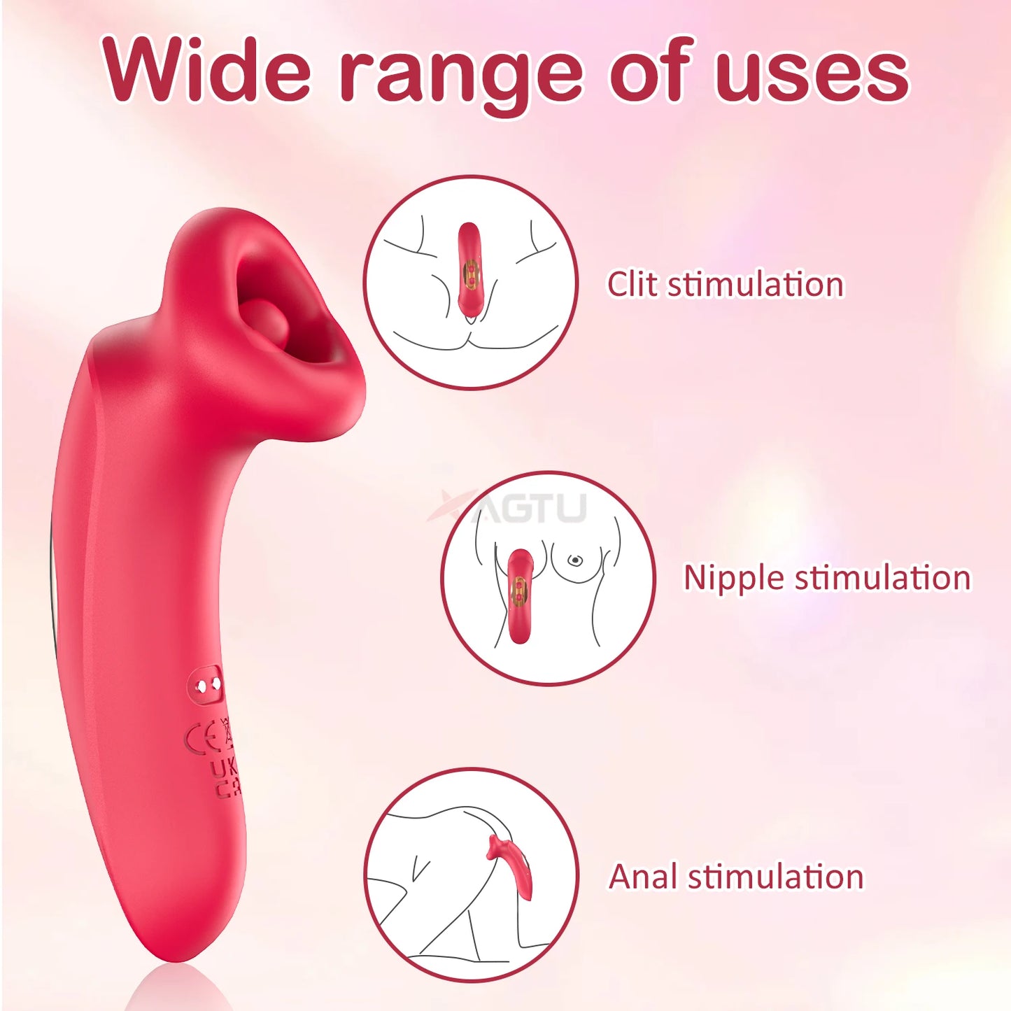 Sucking Vibrator Clitoral Clit Sucker for Women Female Powerful Vacuum Suction Nipples Anal Stimulator Massager Adult Sex Toys