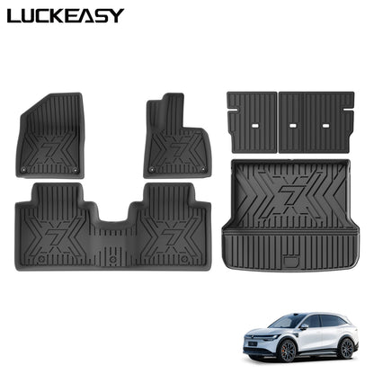Left /Right Drive for Zeekr 7X 2024-2026 Car Floor Mats Cargo Backrest Liner Trunk Pad TPE 3D Foot Mat All Weather Accessories