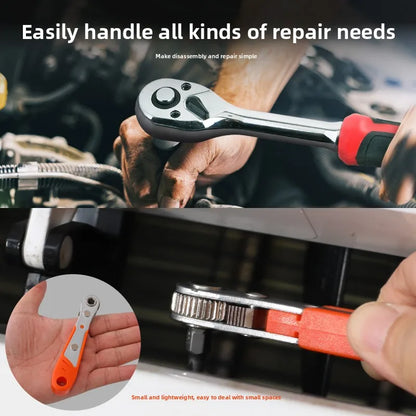 64-Piece socket wrench auto repair tool set screwdriver head one-word cross hexagonal plum blossom screwdriver set