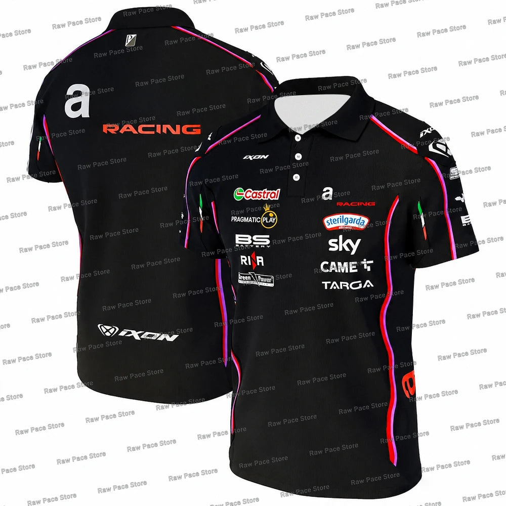 Marco Bezzecchi 72 Racing Team 2026 Polo Shirt for Men Breathable Outdoor Sports T-Shirt Martin 89 Daily Casual Plus Size Polos