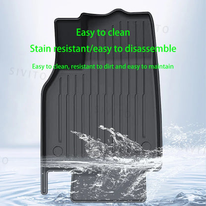 Foot Pad For Tesla Model YL Launch 2026 LHD Floor Mats Trunk Mat Back Cushion Anti-fouling Wear-resistant  Model YL Foot Pad Set