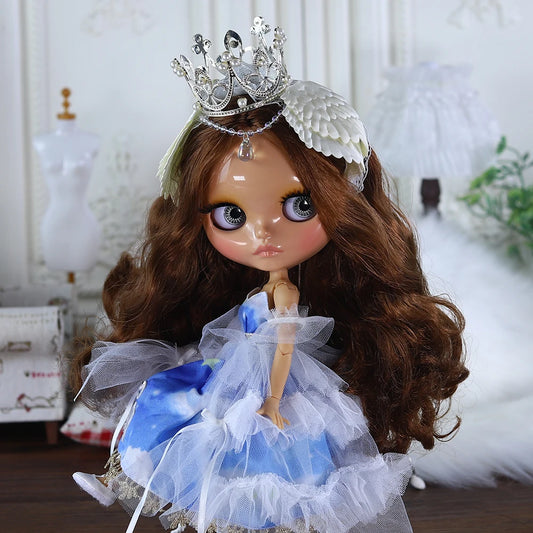 ICY DBS Blyth Doll BJD Joint Body Tan Skin Toothed Mouth Set Doll 1/6 30cm Girl Gift Anime SD