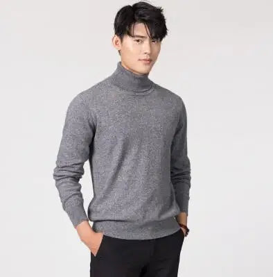 Cashmere turtleneck men sweater clothes for 2024 autumn winter jersey hombre pull homme hiver pullover men high neck sweaters
