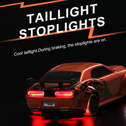 Turbo Racing 1:76 C65 Limited Edition Drift RC Car With Gyro Radio Full Proportional Remote Control Toys RTR Desktop Toys Car