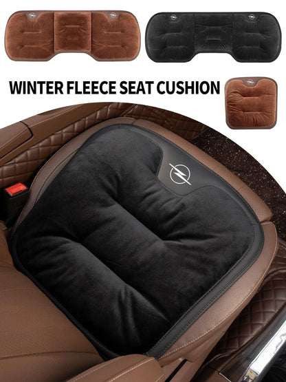 Car Seat Front Rear Winter Warm Comfort Velvet Cushion Accessories For Opel Astra G J H Insignia Zafira Corsa D C Vectra Vivaro