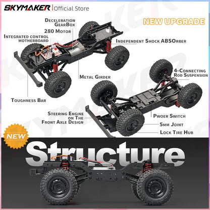 New MN99S V2 1:12 Scale MN Model RTR RC Car 2.4G 4WD RC Rock Crawler MN98 MN99 Defender Pickup Remote Control Truck Toys