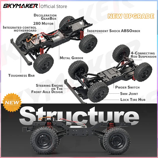 New MN99S V2 1:12 Scale MN Model RTR RC Car 2.4G 4WD RC Rock Crawler MN98 MN99 Defender Pickup Remote Control Truck Toys