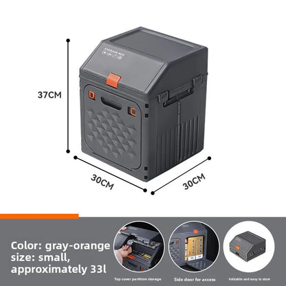 Bevel Car Trunk Storage Box Outdoor Camping Box Foldable Storage Box Camping Finishing Box