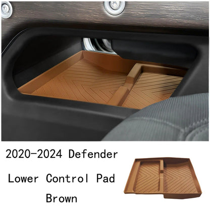 For 2020-2025 Land Rover Defender 90/110/130 Central Control Lower Storage Box Car-Specific Silicone Storage Organizer