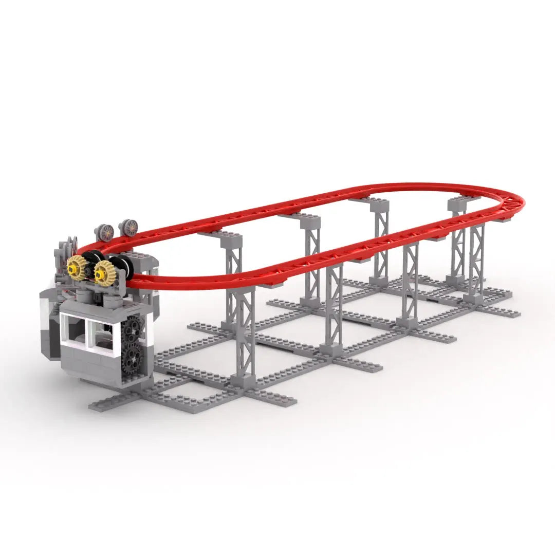 MOC STEM Technological Building Blocks Railway Track Cable Model Science Toys For Children Antistress Assembly Bricks Kits