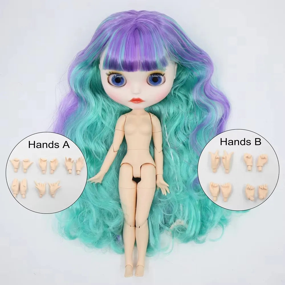 ICY DBS Blyth doll 1/6 bjd Matte face joint body 30cm toy girls gift