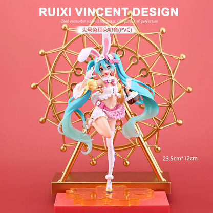 Anime Figure Hatsune Miku Model Statue Doll Beautiful Girl Sailor Moon Rem Asuna Cosplay Merchandise Collectible Gift For Fans