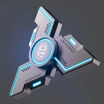 User Stress Anxiety ADHD Relief Figets Toy Fidget Spinner Metal Alloy Gyro Luminous Hand Stress Relief Toy Boy Adults Gifts
