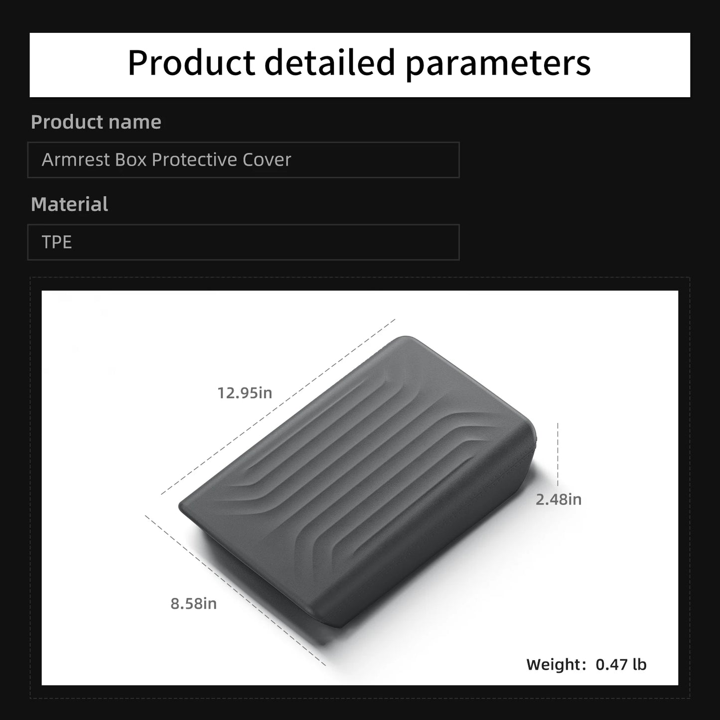 YZ For Tesla Model 3 Y YL Juniper Highland Armrest Pad Soft Case Center Console Box Cover Aanti-scratch 2026 Accessories
