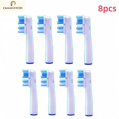 4-24pcs Dual Clean Replacement Brush Head Compatible with OralB Electric Toothbrushes Fit 100 500 1000 2000 3000 5000 6000 7000