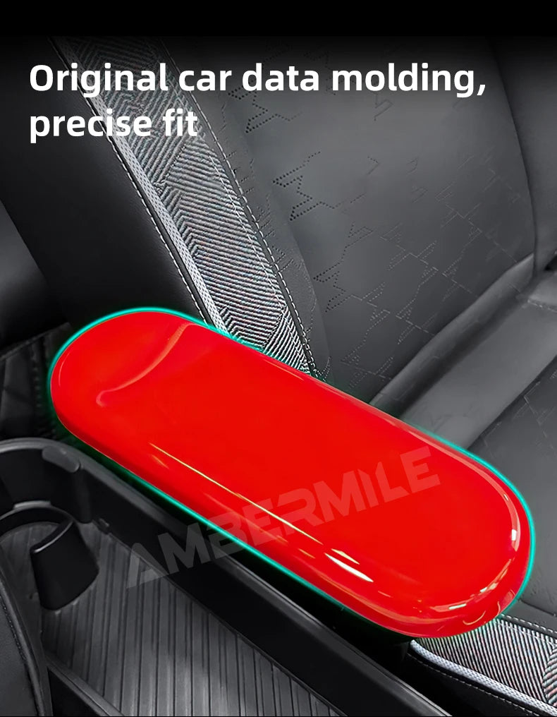 For MINI Cooper E/SE J01 EV Aceman J05 2024 2025 Car Center Console Storage Box Armrest Panel Cover Sticker Interior Accessories