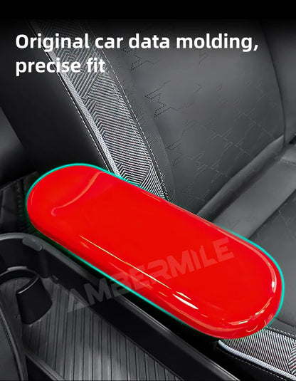 For MINI Cooper E/SE J01 EV Aceman J05 2024 2025 Car Center Console Storage Box Armrest Panel Cover Sticker Interior Accessories