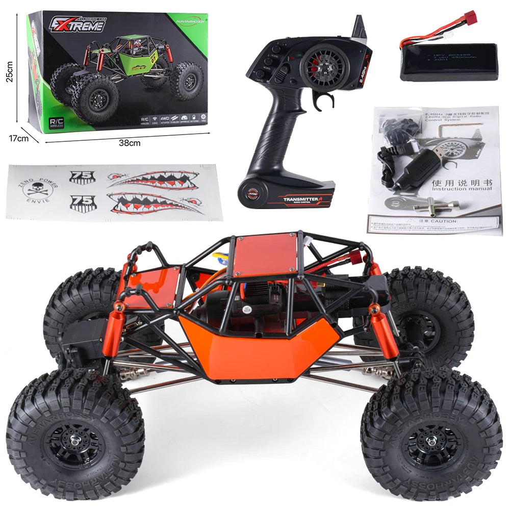 AUSTARHOBBY AX-8504 RC Car 1/10 4WD Electric Crawler 2.4G Remote Control Truck
