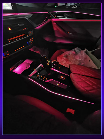 11 Colour Center Console Ambient Light Saddle light  for BMW 5 6 Series X3 X4 iX3, G30 G31 G32 G01 G02 G08 Ambient Light Upgrade