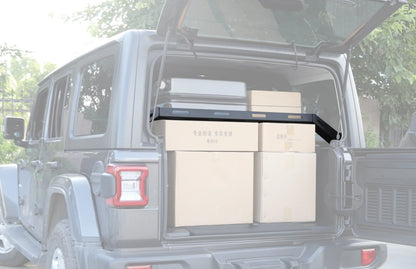 Car Trunk Cargo Rack Rear Storage Luggage Shelf Organizer Tray Basket for Jeep Wrangler JK JL 2007-2024 Interior Accessories