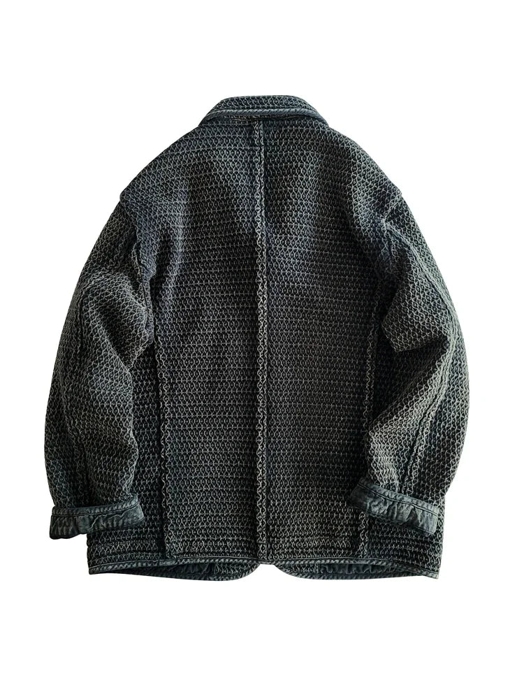 Amekaji Wear Clothes Men Japanese-Style Retro Casual Suit Jacket Men's Autumn And Winter Jacket Good Quality