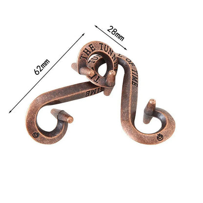 Lock Puzzles Classic IQ Metal Brain teaser Magic Baffling Puzzles Game Toys For Children Adults Funny Gifts Metal Puzzle
