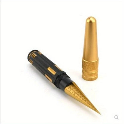 1Pc High End Aircraft Model Tools - Hexagonal Titanium Plated Stainless Steel 0-14mm Reamer