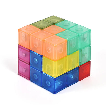 Disentanglement 3D Soma Cube Puzzle Montessori Brain Teaser IQ Logic Training Mind Challenge Educational Toys For Kids Adults