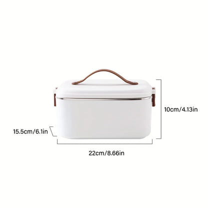 1.8L Electric Lunchbox Food Heater Car And Home Use Portable Lunch Heater  Stainless Steel Portable Food Warmer,