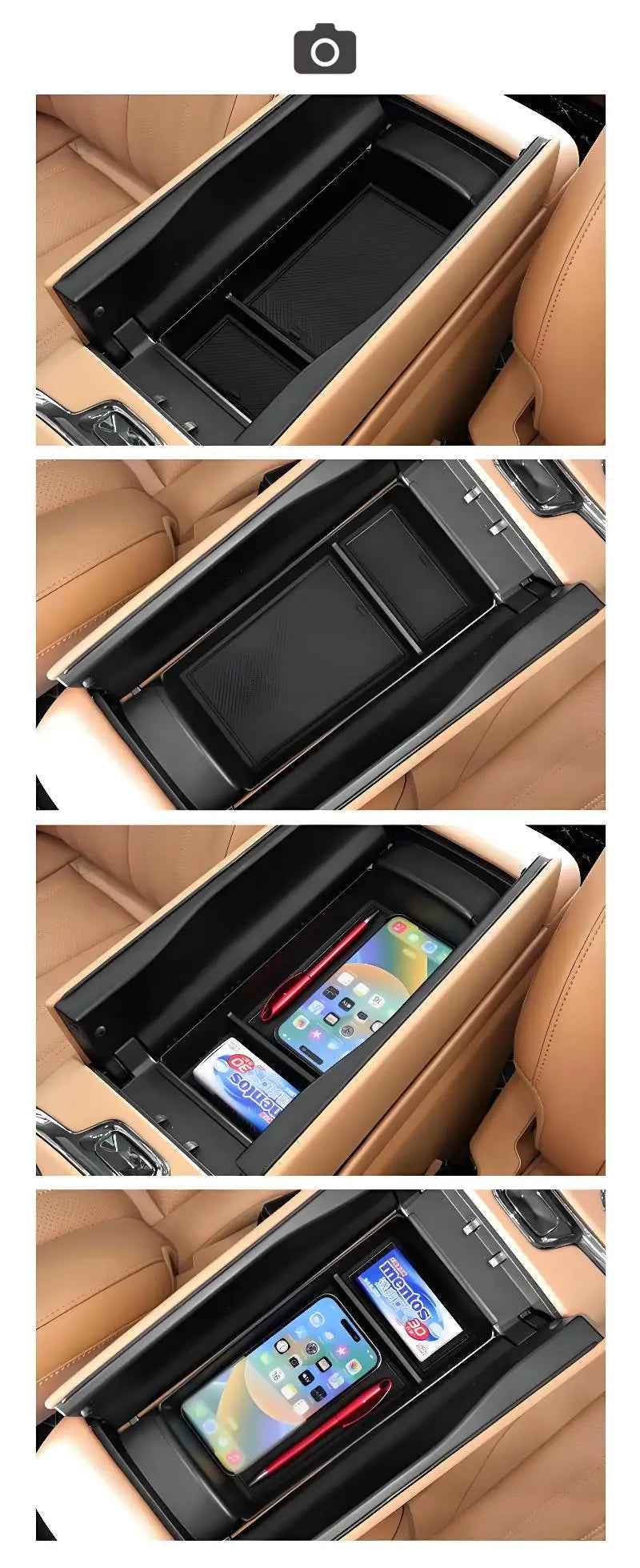 Armrest Storage Box Organizer For GAC AION V 2025 2026 Car Organizer Interior Accessories