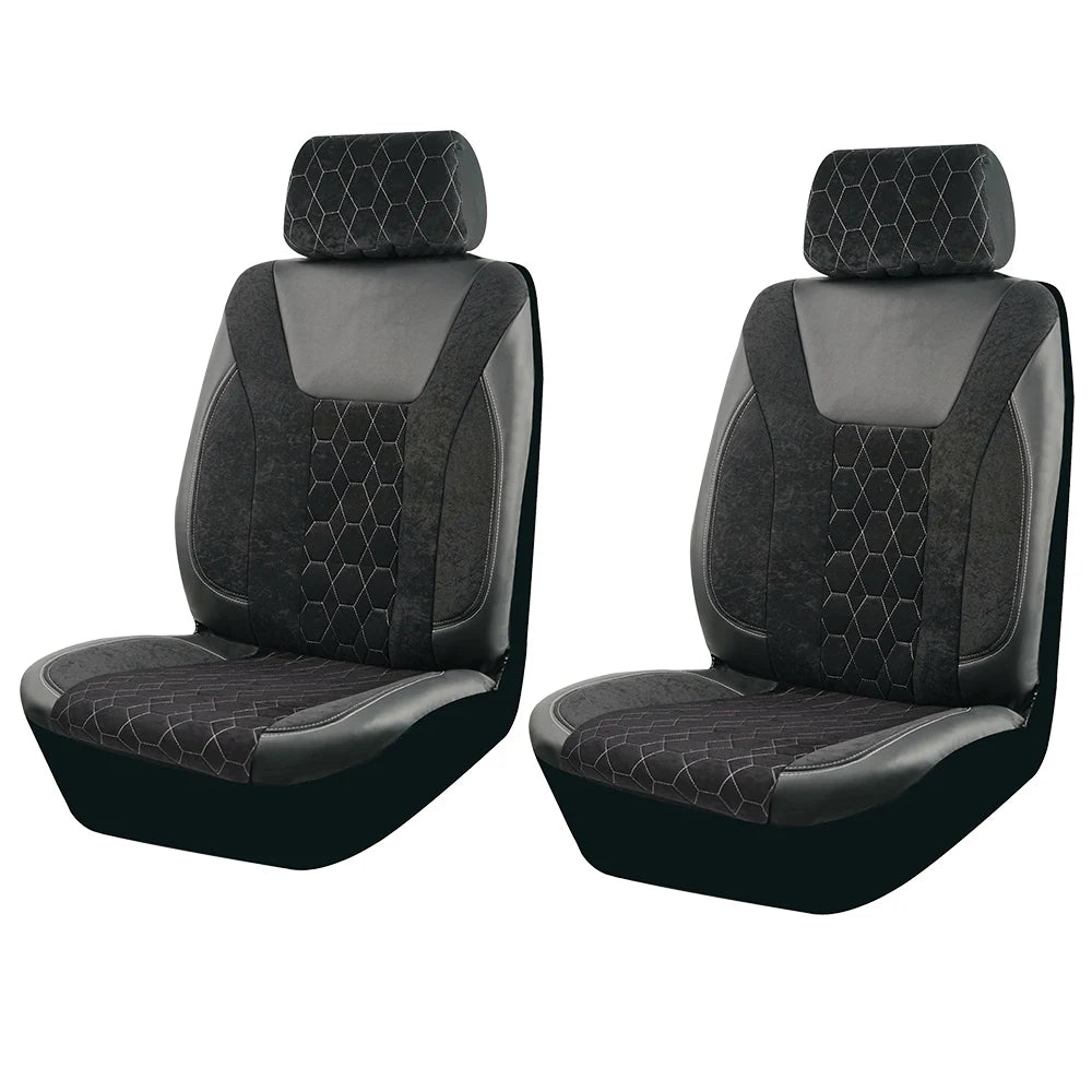 Universal 4mm Sponge Flannel Leather Winter Car Seat Covers Fit for most Car Suv Truck Van Car Accessories Interior