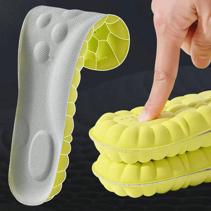 High Elasticity Latex Sport Insoles Soft Shoe Pads Arch Support Orthotic Insoles Shoe Sole Arch Support Orthopedic Insert Unisex